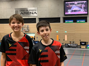 Sarah Storz und Artur Plaisant bei der Deutschen Meisterschaft in Lüdinghausen